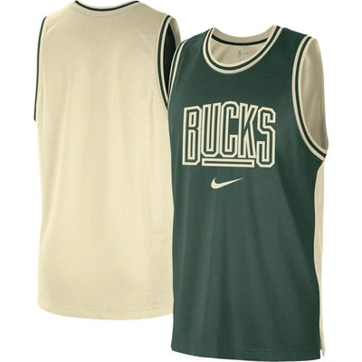Nike Milwaukee Bucks Courtside  Men's Dri-fit Nba Tank Top In Green