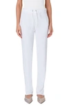 AKRIS PUNTO MIKE SPLIT HEM CREPE PANTS