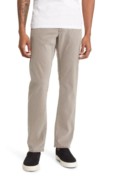 Frame L'homme Slim Fit Five-pocket Twill Pants In Khaki