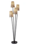 Adesso Lighting Wentworth Floor Lamp In Black