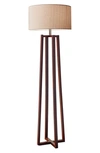 Adesso Lighting Quinn Floor Lamp In Walnut Birch