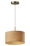 Adesso Lighting Harvest Pendant Light In Antique Brass