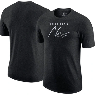 Nike Brooklyn Nets Courtside  Men's Nba Max90 T-shirt In Black