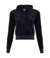 VETEMENTS x Juicy Couture Black Velour Sweatshirt,VET35PC2