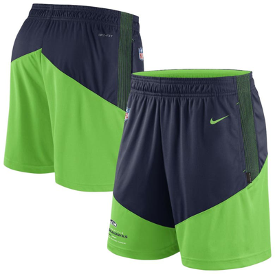 Nike Men's Dri-fit Primary Lockup (nfl Seattle Seahawks) Shorts In Blue