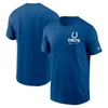 Nike Men's Dri-fit Lockup Team Issue (nfl Indianapolis Colts) T-shirt In Blue