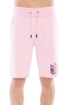 Cult Of Individuality Cutoff Sweat Shorts In Candy Pink