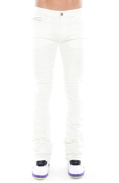 Cult Of Individuality Hipster Nomad Bootcut Jeans In White