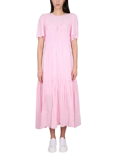 Baum Und Pferdgarten Anissa Mid-length Dress In Pink