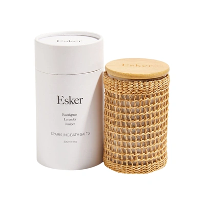 Esker 10 Oz. Sparkling Bath Salts With Carafe In Default Title