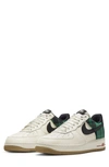 Nike Off-white Air Force 1 '07 Lx Sneakers In Pale Ivory/black/stadium Green