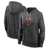 Nike Black San Francisco Giants Diamond Icon Gym Vintage Pullover Hoodie In Black