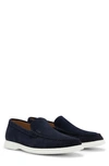 Hugo Boss Loafers Boss Men Color Blue In Dark Blue