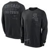 Nike Black Chicago White Sox Statement Ball Game Fleece Pullover Sweatshirt In Black