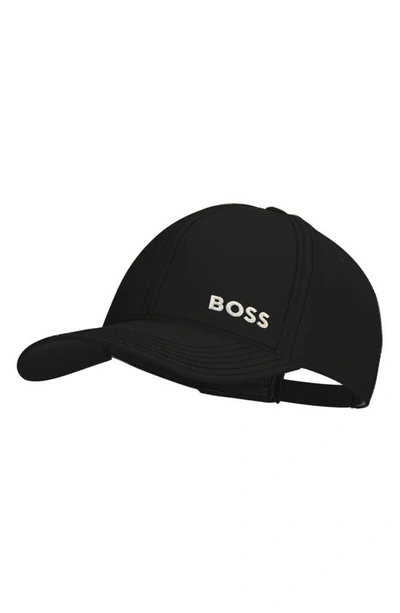 Hugo Boss Seville Embroidered Logo Baseball Cap In Black