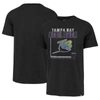 47 '47  BLACK TAMPA BAY RAYS COOPERSTOWN COLLECTION BORDERLINE FRANKLIN T-SHIRT