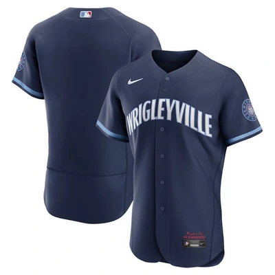 Nike Navy Chicago Cubs City Connect Authentic Jersey