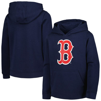 Outerstuff Kids' Youth Navy Boston Red Sox Team Primary Logo Pullover Hoodie