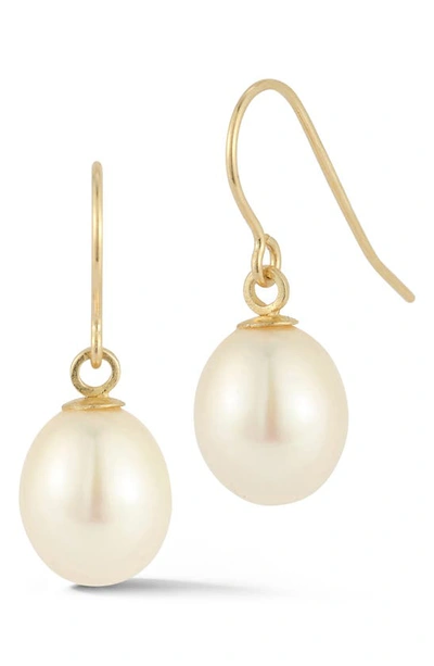 Ember Fine Jewelry 14k Yellow Gold Cultured Pearl Drop Earrings