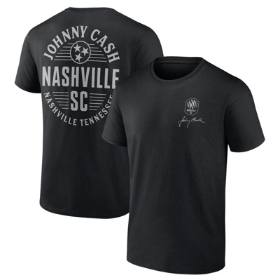 Fanatics Branded Black Nashville Sc Johnny Cash Oval T-shirt