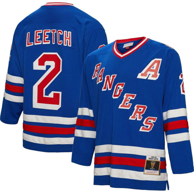 Mitchell & Ness Brian Leetch Blue New York Rangers Alternate Captain Patch 1993/94 Blue Line Player