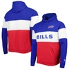 New Era Red Buffalo Bills Colorblock Current Pullover Hoodie In Red