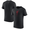 Nike Black Liverpool Team Crest T-shirt