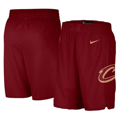 Nike Cleveland Cavaliers Icon Edition  Men's Dri-fit Nba Swingman Shorts In Red