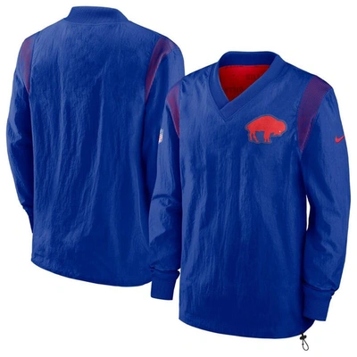 Nike Men's Throwback Stack (nfl Buffalo Bills) Pullover Jacket In Blue