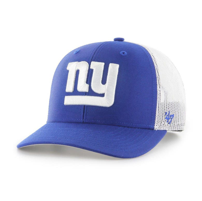 47 Kids' Youth ' Royal/white New York Giants Adjustable Trucker Hat