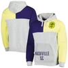 Mitchell & Ness Men's  Gray Nashville Sc Tie Breaker Pullover Hoodie In Heather Gray