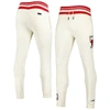Pro Standard Cream Chicago Bulls Retro Classic Fleece Sweatpants In Cream