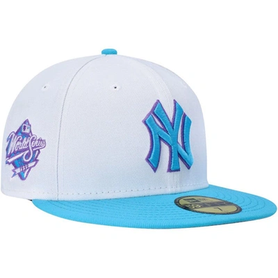 New Era White New York Yankees 1999 World Series Vice 59fifty Fitted Hat