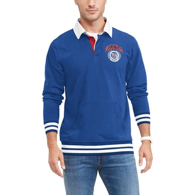 Tommy Hilfiger Royal New York Giants Cody Long Sleeve Polo