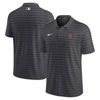 NIKE NIKE ANTHRACITE ARIZONA DIAMONDBACKS AUTHENTIC COLLECTION STRIPED PERFORMANCE PIQUE POLO