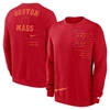 Nike Red Boston Red Sox Statement Ball Game Fleece Pullover Sweatshirt In Red