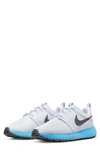 Nike Roshe G Next Nature Mesh Golf Sneakers In Grey/ Blue Lightning/ Grey