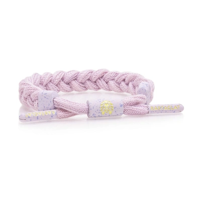 Rastaclat Original Hand Braided High Standard Adjustable Bracelet In Pink