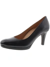 Naturalizer Michelle Womens Solid Platform Pumps In Black Leather