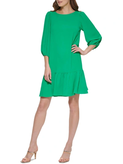 Dkny Womens Knit Short Mini Dress In Multi