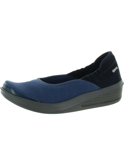 Bzees Malibu Womens Casual Slip On Slip On Shoes In Blue