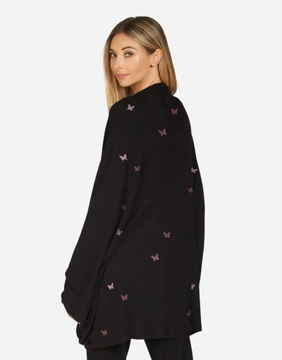 Lauren Moshi X Isla X Crystal Butterflies In Black