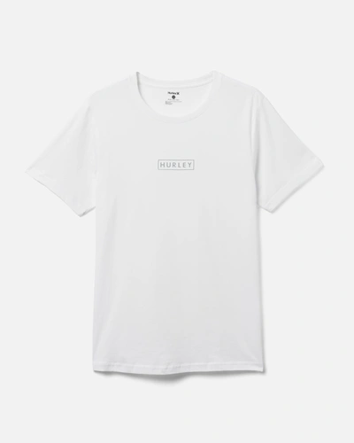 United Legwear Men's Exist Boxed Logo Cotton Jersey Graphic T-shirt Short In White
