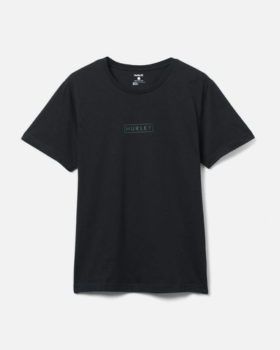 United Legwear Men's Exist Boxed Logo Cotton Jersey Graphic T-shirt Short In Black