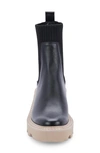 Dolce Vita Hoven H2o Waterproof Bootie In Onyx Leather H2o