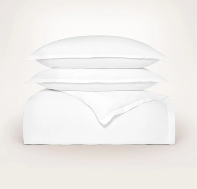 Boll & Branch Organic Linen Duvet Set In Mist