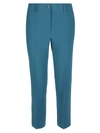 Alberto Biani Cady Flared Trousers In Clear Blue