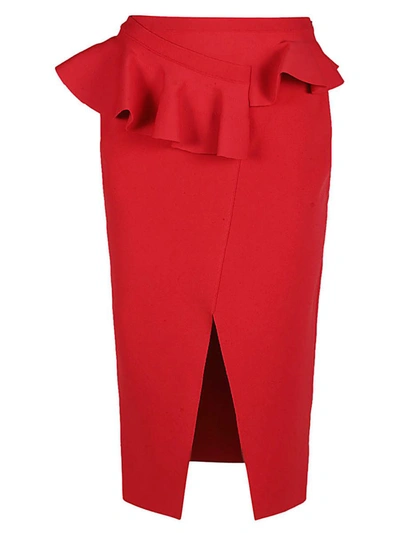 ALEXANDER MCQUEEN ALEXANDER MCQUEEN SKIRTS RED