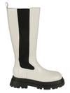 Ash Woman Boot Ivory Size 8 Soft Leather In White