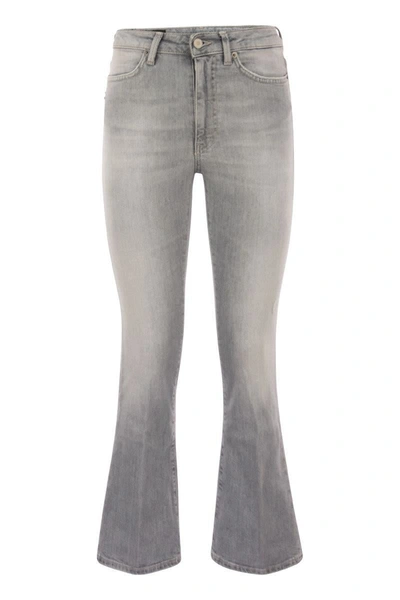 DONDUP DONDUP MANDY - SUPER SKINNY BOOTCUT JEANS IN STRETCH DENIM